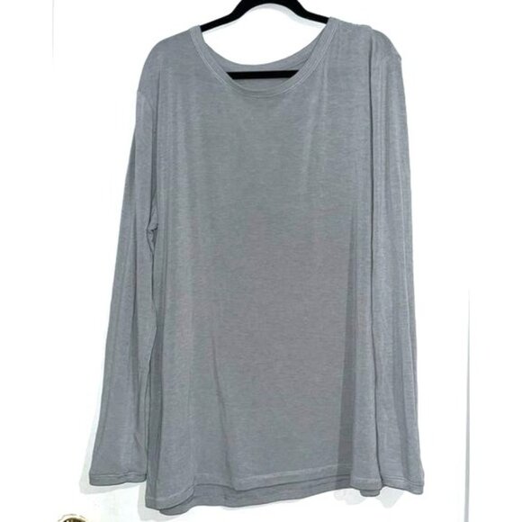 Goodfellow & Co Mens Gray Long Sleeve Crew Neck T-Shirt XXL 100% Cotton - Picture 1 of 6